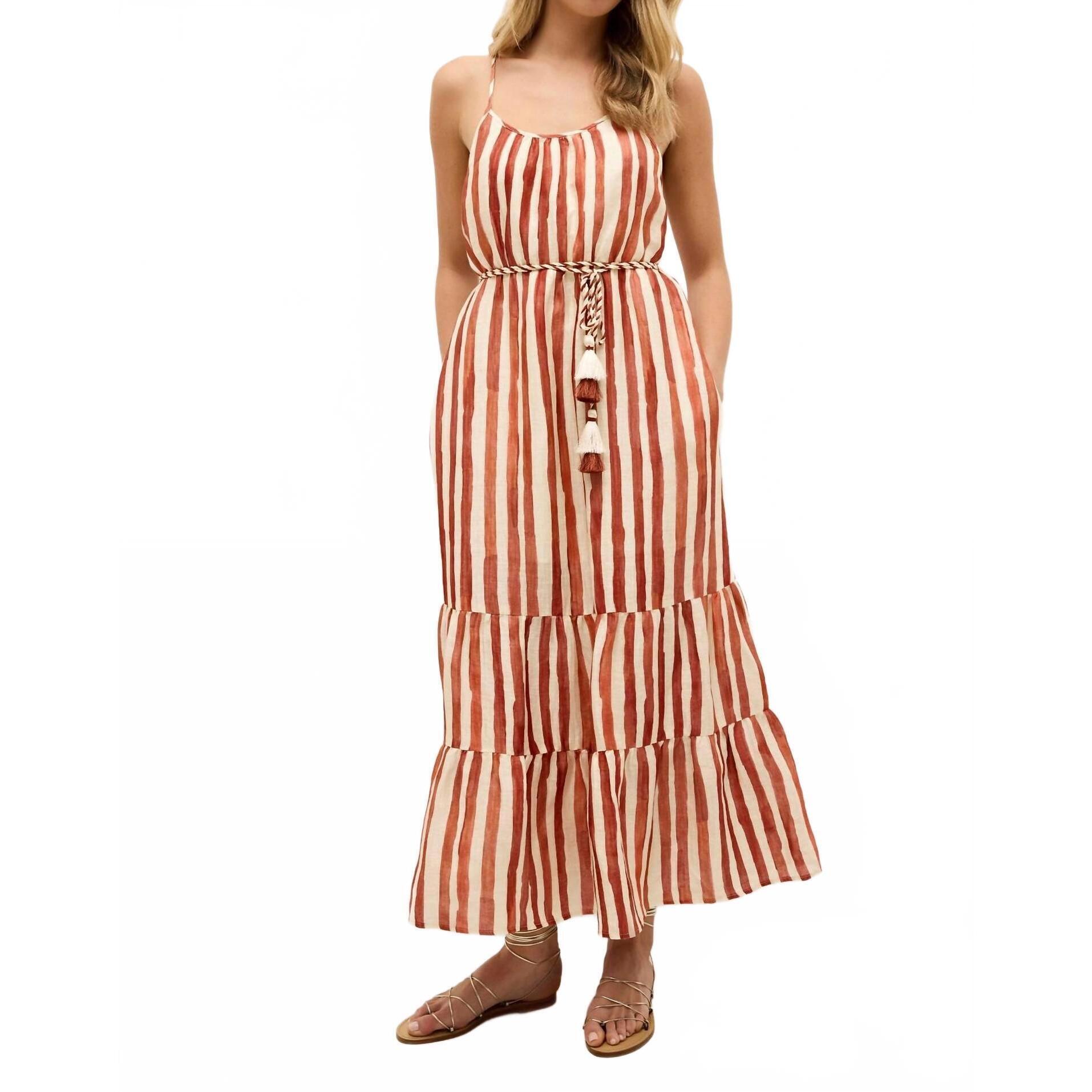 New Marie Oliver Kinley Maxi Dress In Tierra